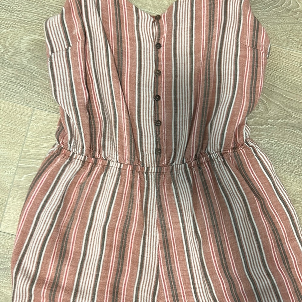 striped romper
